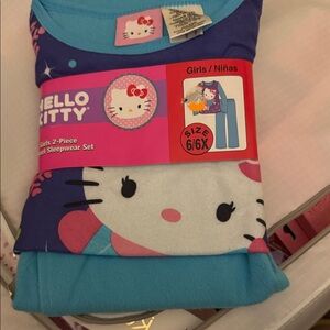 Hello Kitty Blue and Pink Sleepwear Set